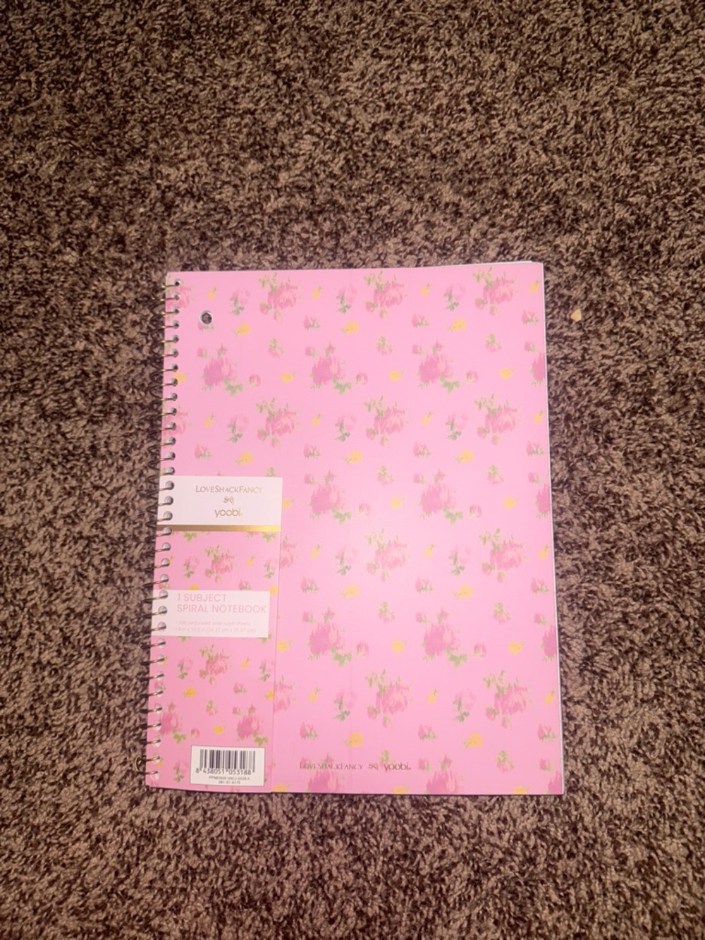 LoveShackFancy x Target Pink Notebook